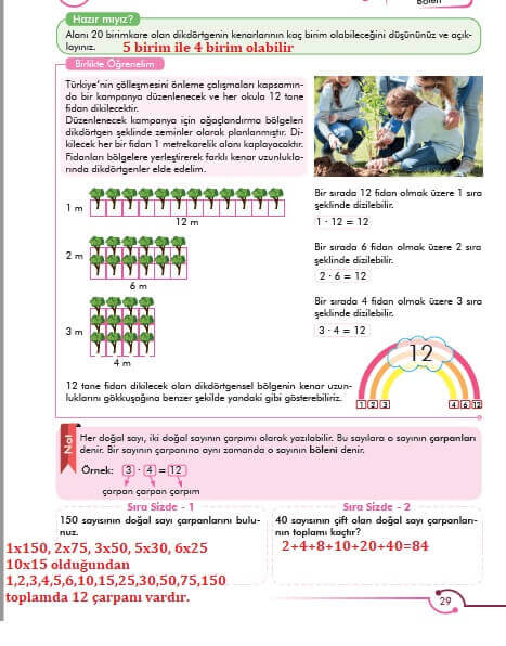 6.Sınıf Meb 1 Yayınları Matematik Ders Kitabı Sayfa 10-35 Cevapları